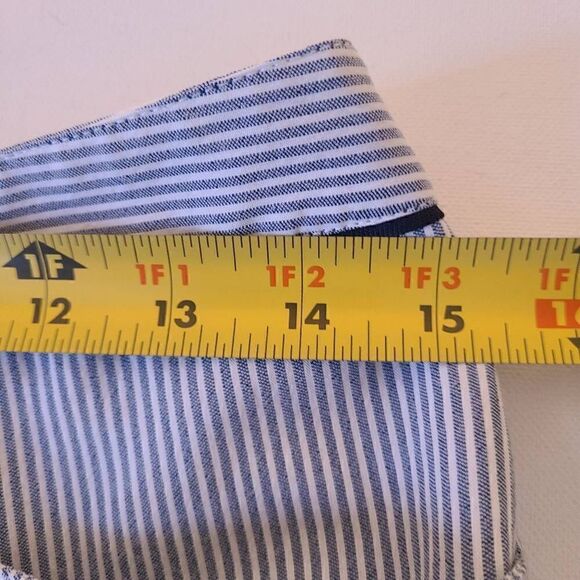 EP Pro Womens Navy and White Striped Golf Bermuda Shorts Size 4 - Picture 8 of 10